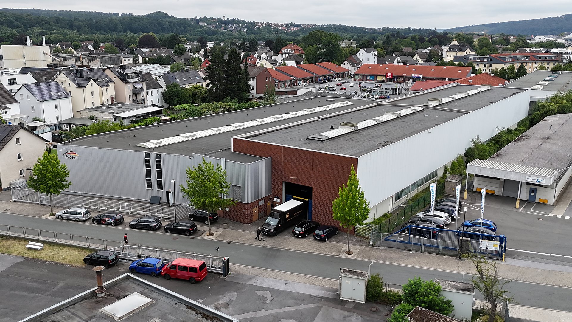 Sede Evotec GmbH ad Arnsberg – ripresa aerea